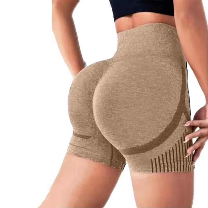 1Pc Women'S Yoga Shorts High Waist Workout Shorts Fitness Yoga Lift Butt Fitness Ladies Yoga Gym Running Short Pants Sportswear