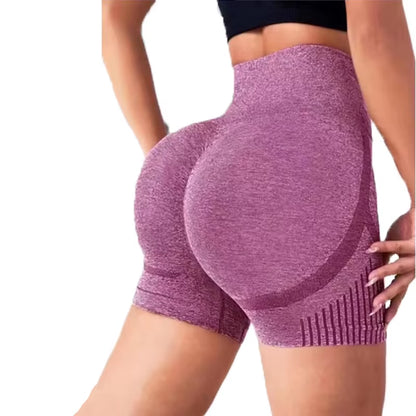1Pc Women'S Yoga Shorts High Waist Workout Shorts Fitness Yoga Lift Butt Fitness Ladies Yoga Gym Running Short Pants Sportswear